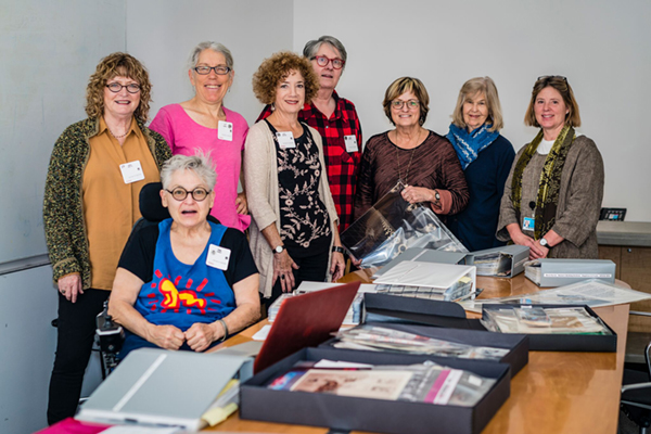 Handing over the Womans Building Archives to the Getty